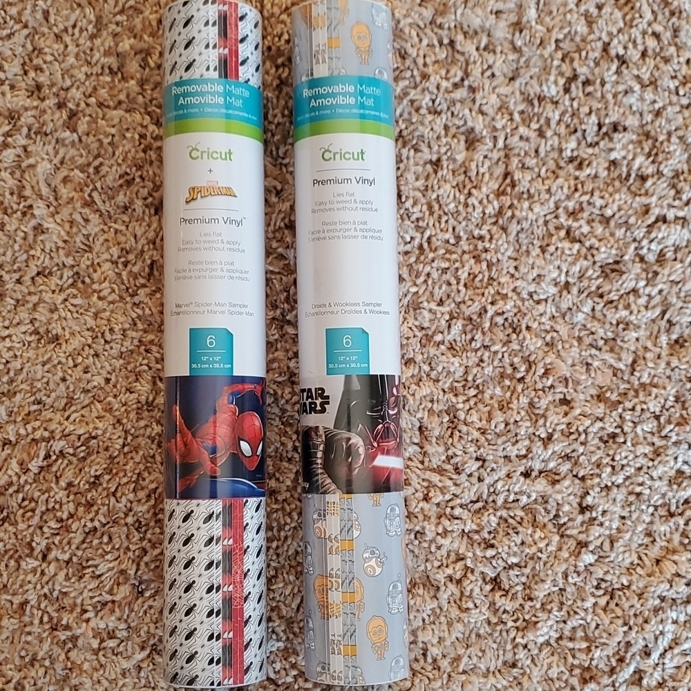Lot of cricut removable matte premium vinyl